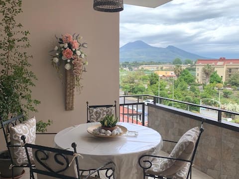 A beautiful view of Vesuvius