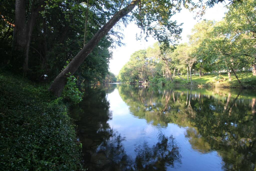 Guadalupe River in Back Yard of Home