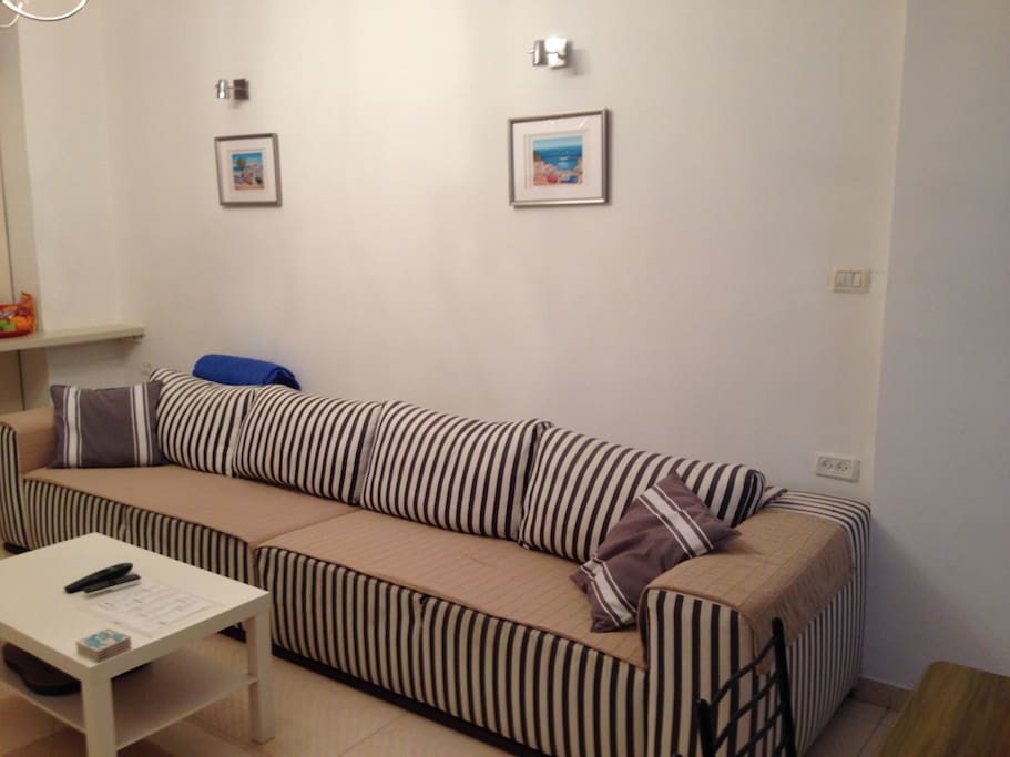 Long comfy sofa