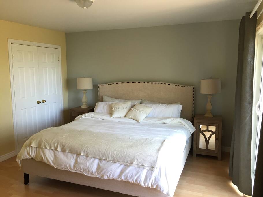 Master Bedroom (King bed with ensuite bathroom and private balcony)