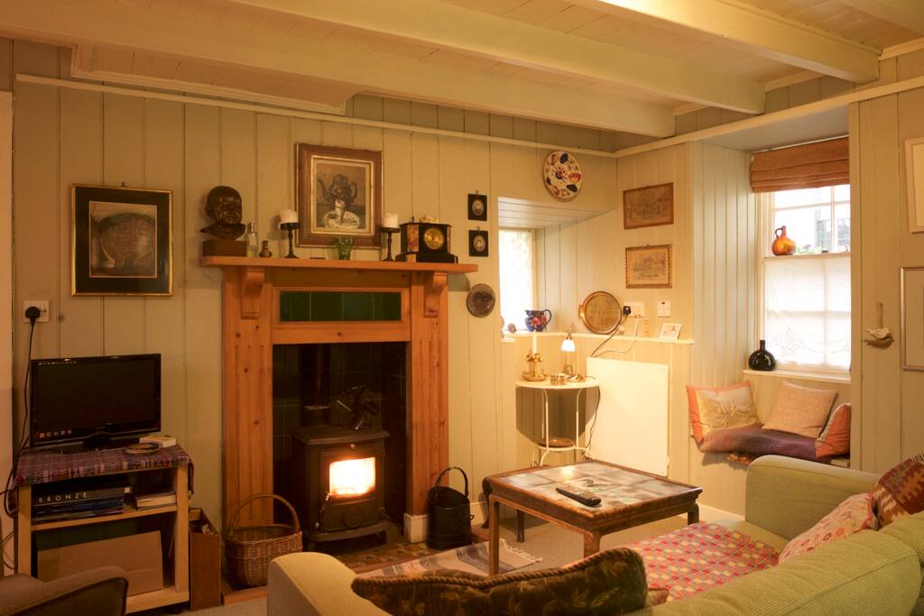 Snug and cosy lounge with stove