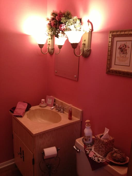 Private bath with shower.