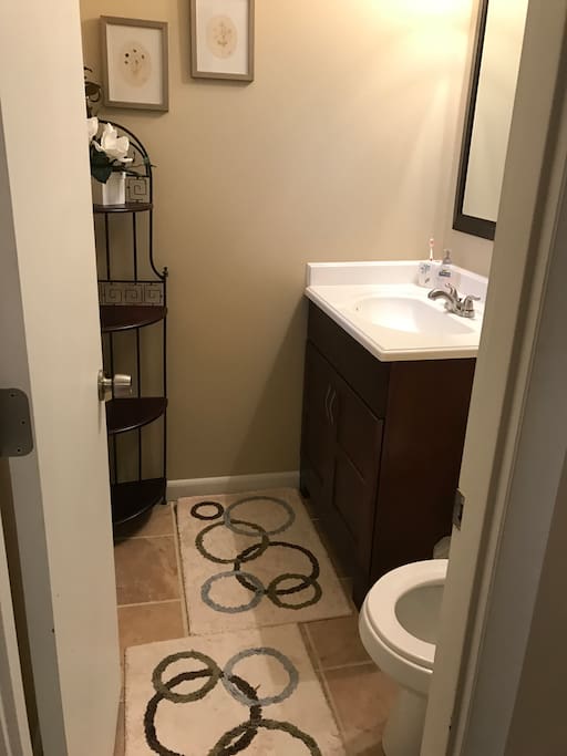 Half bath off Queen Bedroom