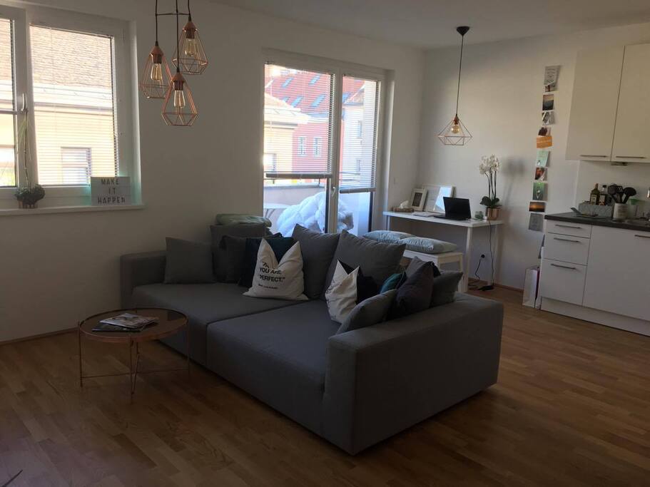 Large comfy sofa