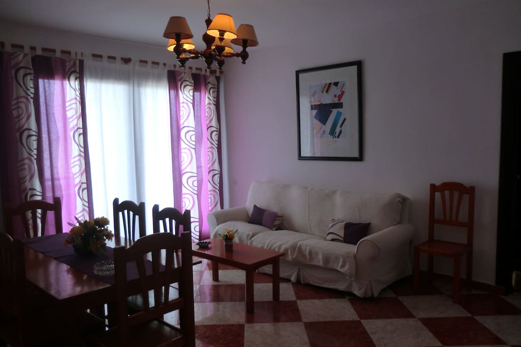 Amplio y acogedor salón
