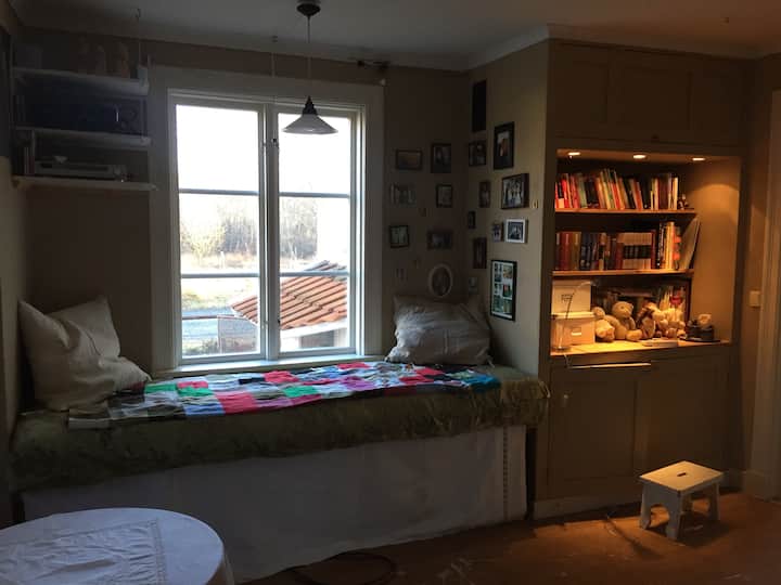 Bäddsoffa nere