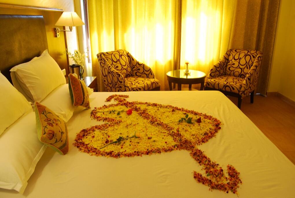 Flower Decorated Bed