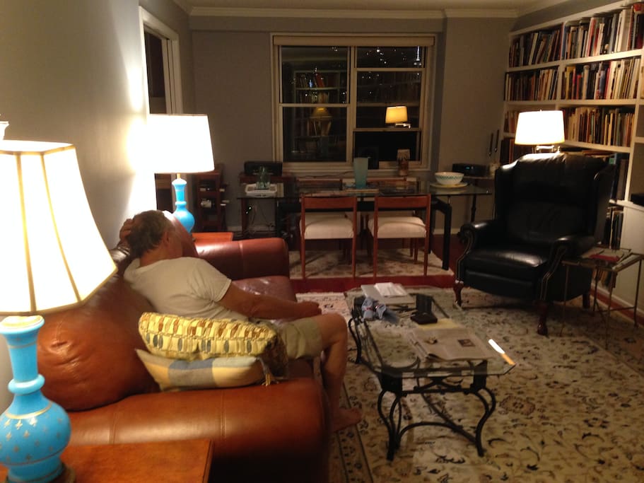 Living/dining area.