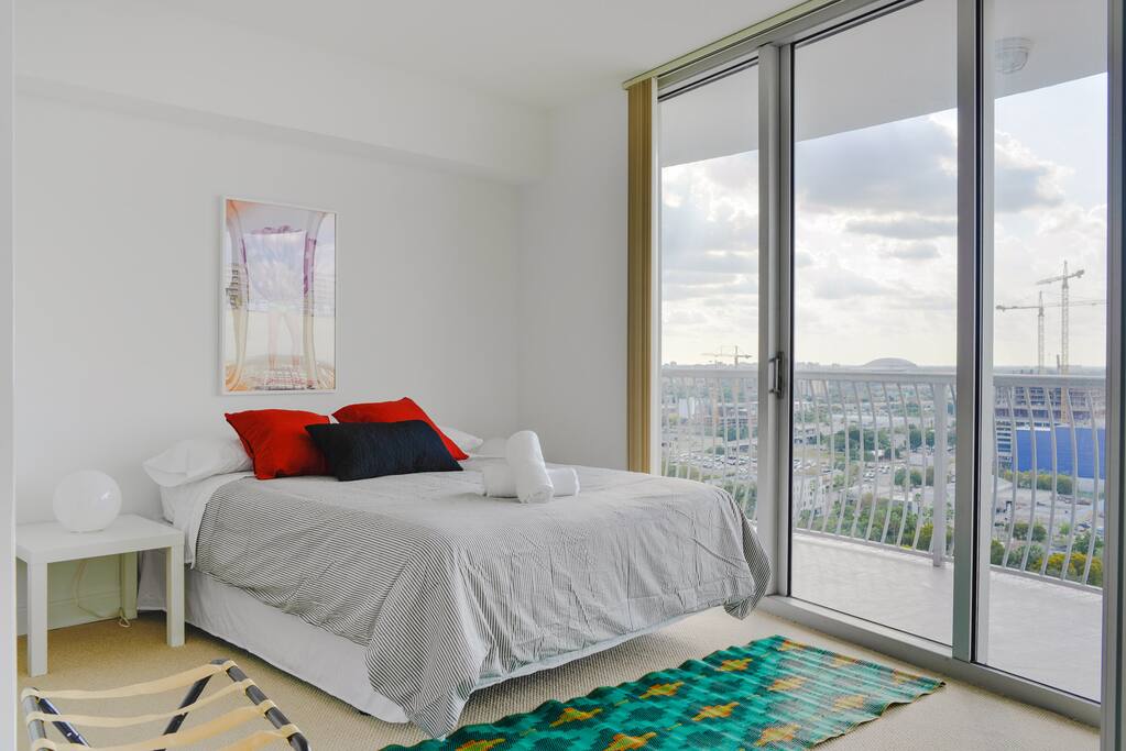 Comfortable master bedroom