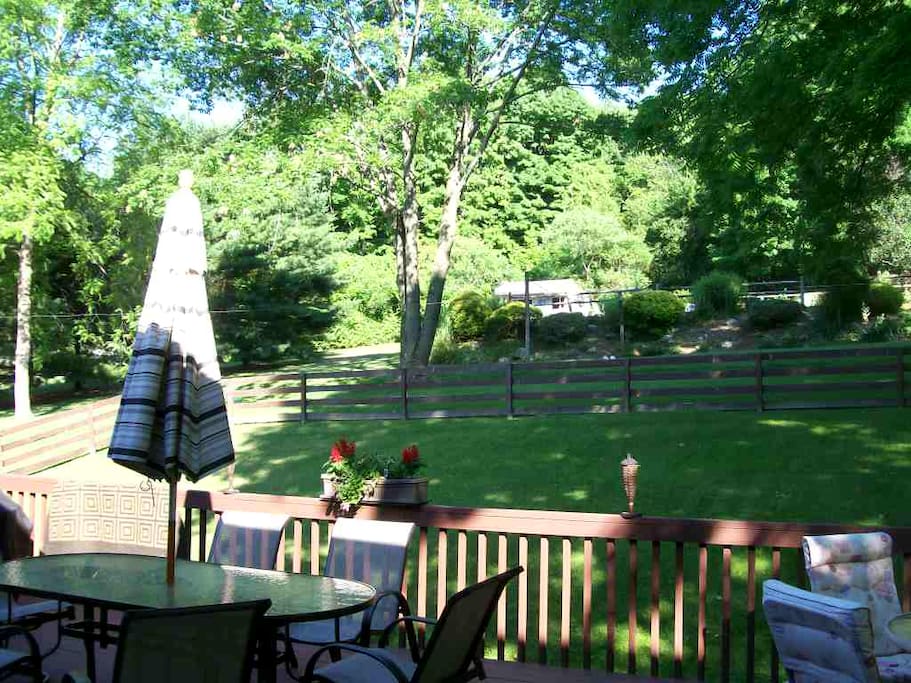 Quiet and serene location, location, location with way off street parking.