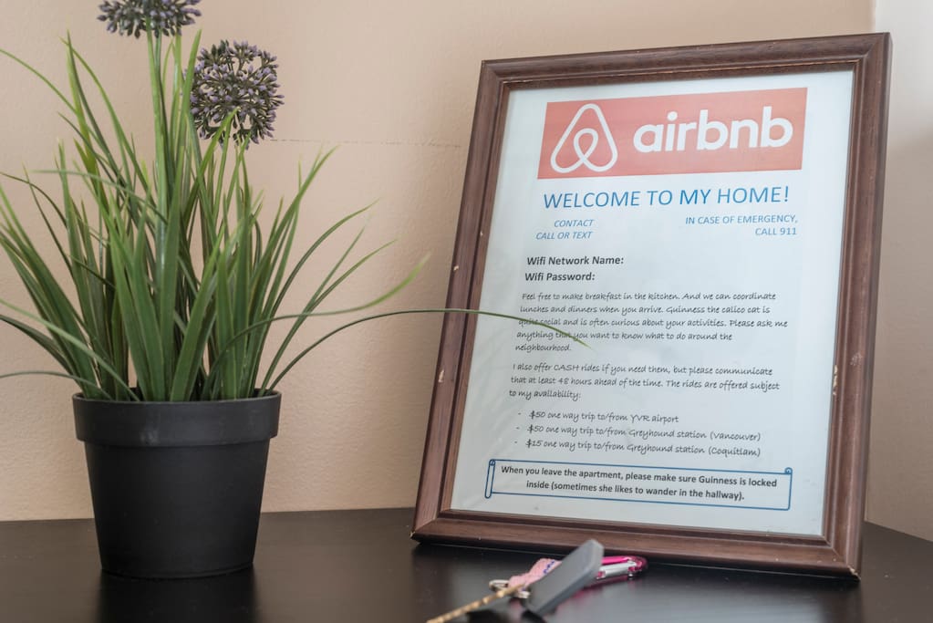 We provide essential information, but please reach out if you need anything to make your stay more enjoyable!