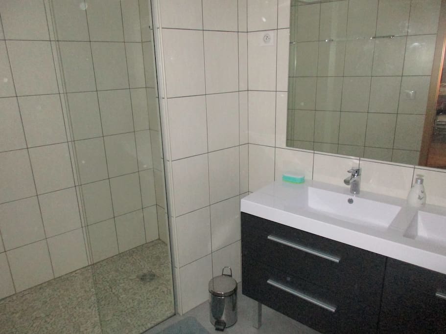 La douche à l'italienne