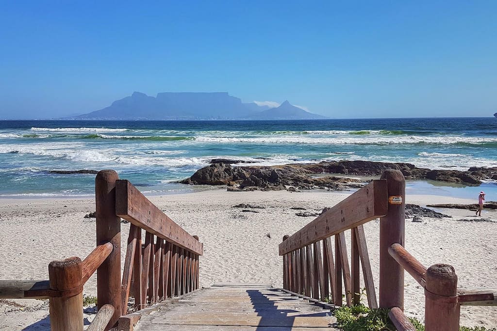 Blouberg beach is 10 meters away ....