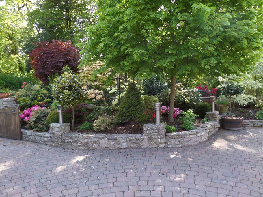 Garden by the front drive