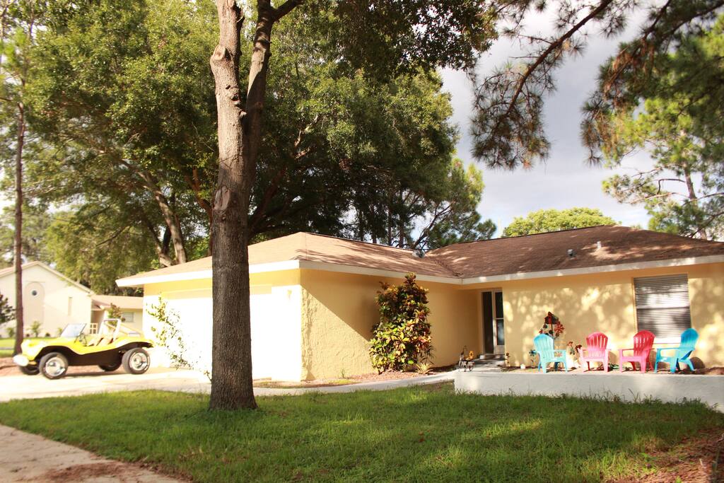 Great "Island Attitude" neighborhood. House on a corner lot with mature trees and full renovation inside and out.