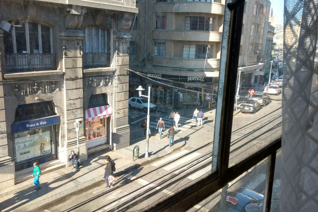 vista hacia afuera