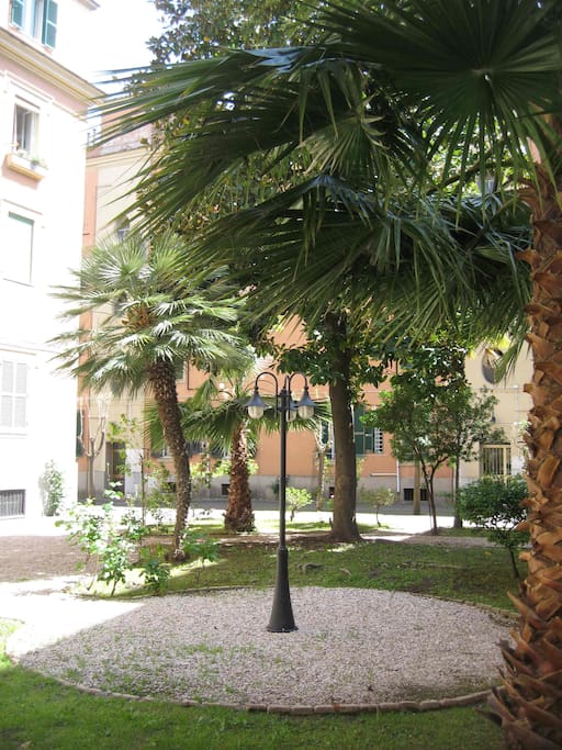 Giardino condominiale