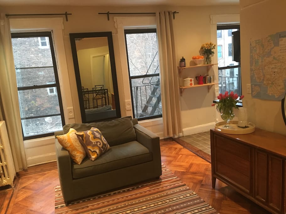 Living Room into Kitchen