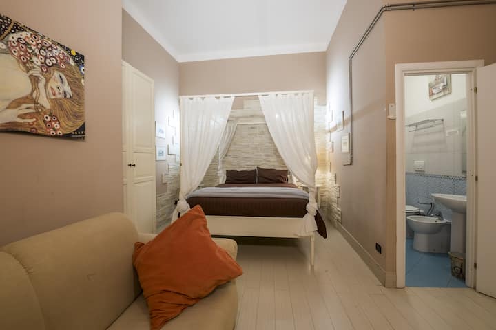 our master suite, with private bathroom