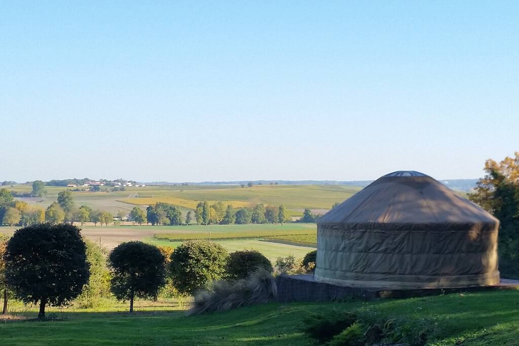 Vue sur la campagne