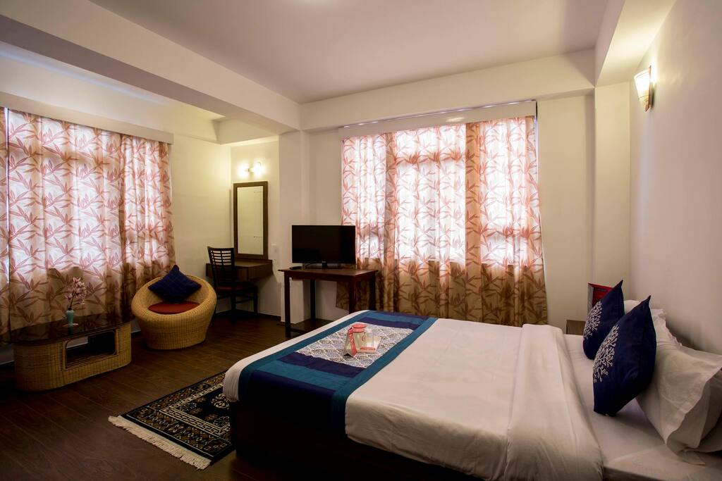 Warm rooms with all the amenities.