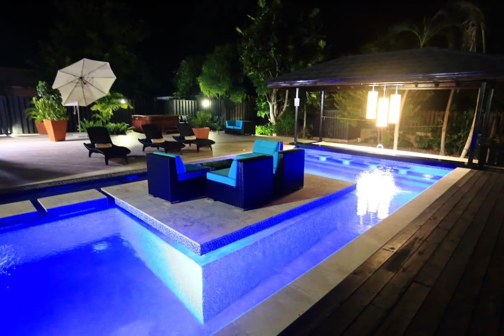 Pool by Night