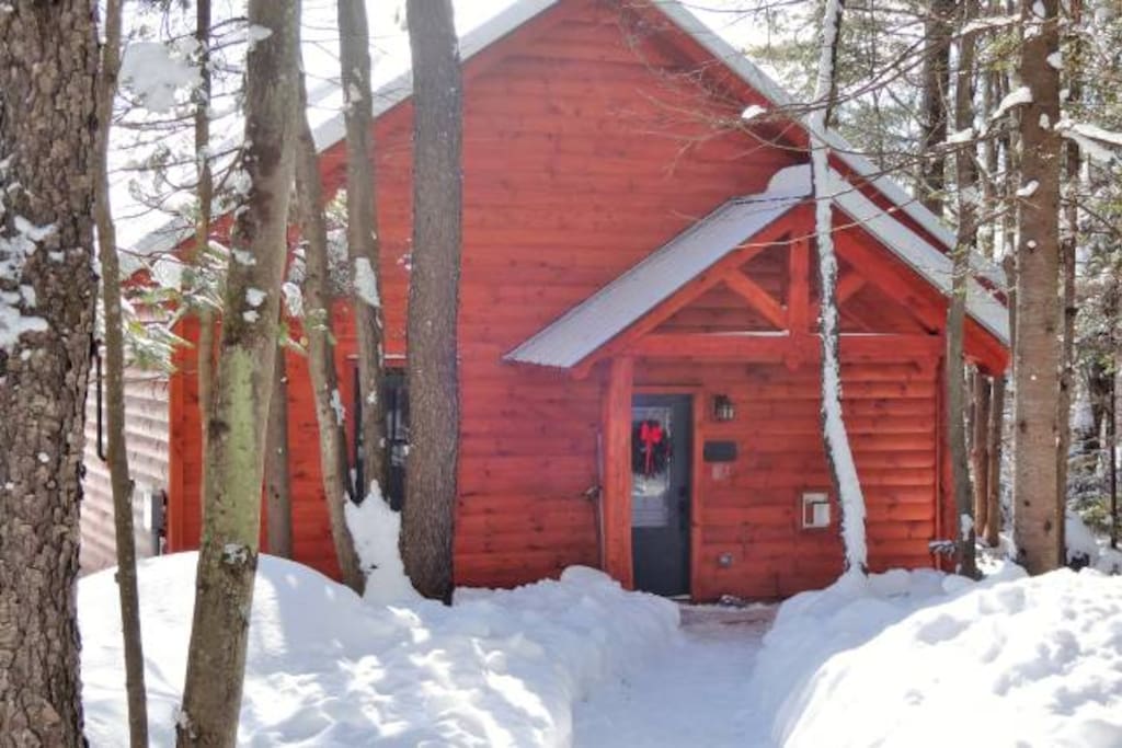 Peak Perspective's Front Door in Winter