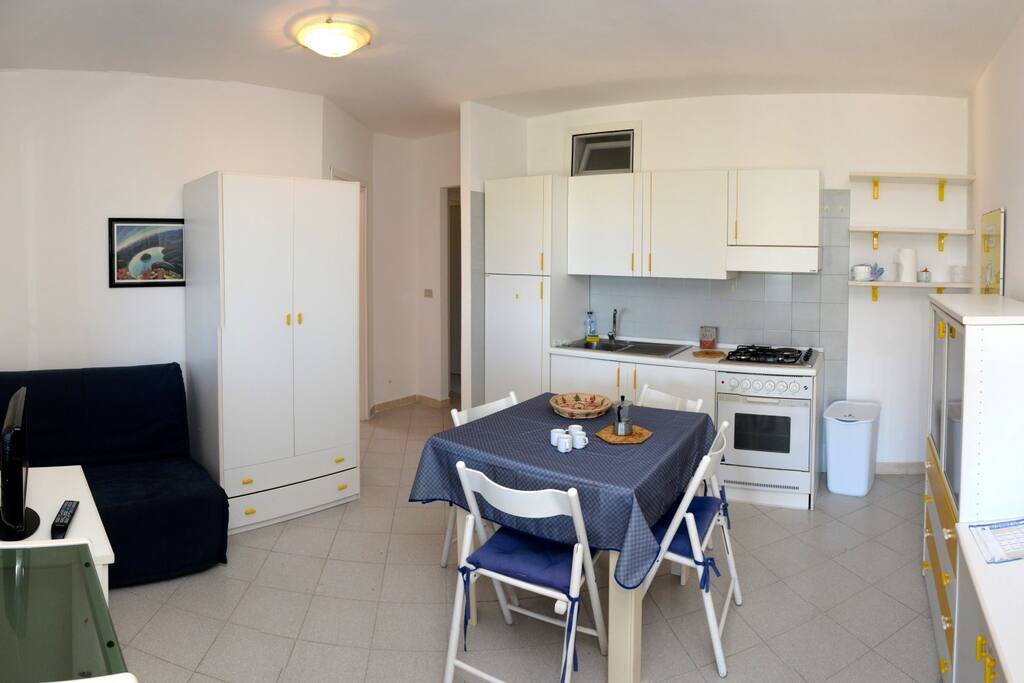 Il soggiorno cucina