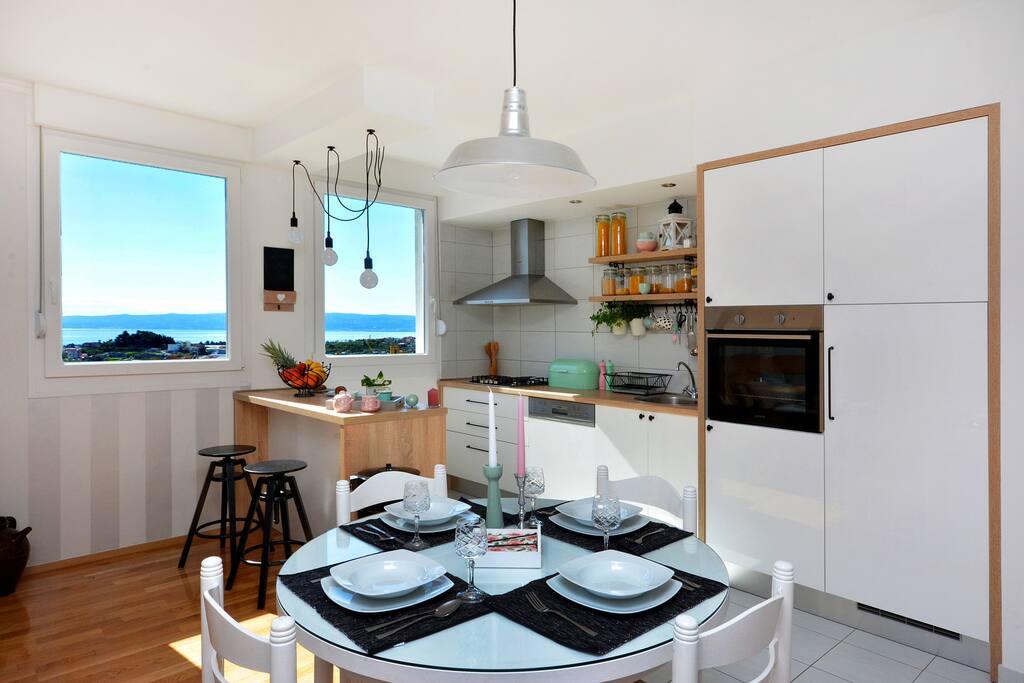Kitchen with a view