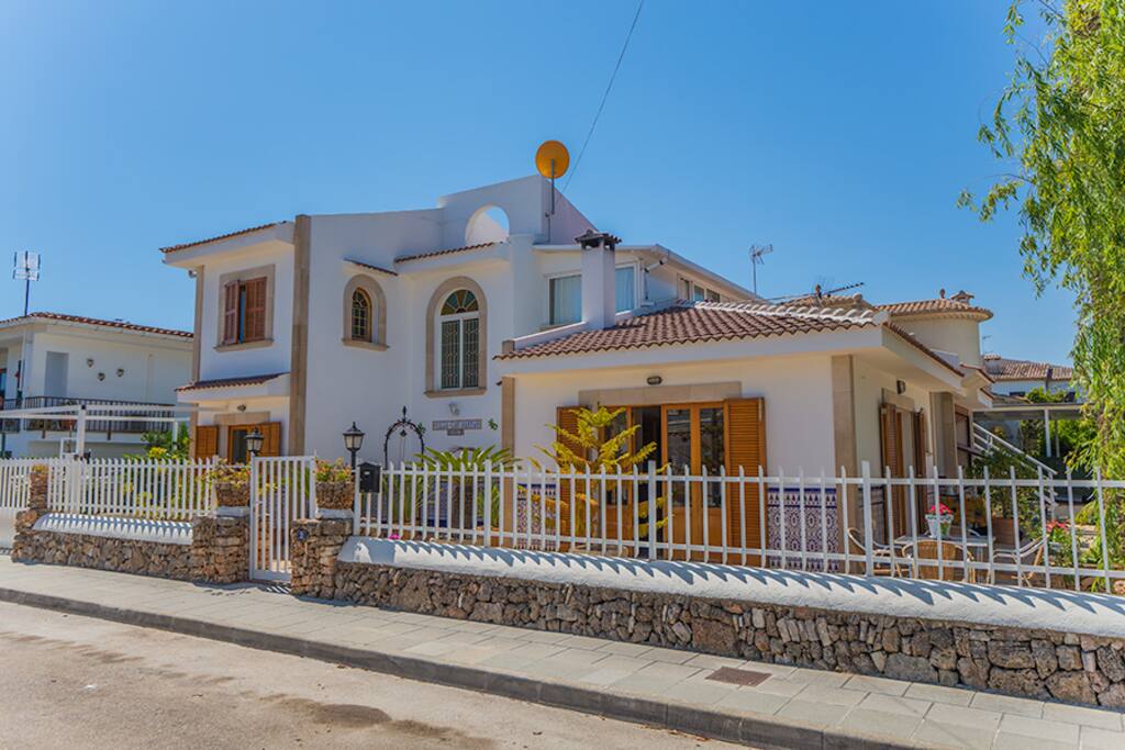 Front of view of the house