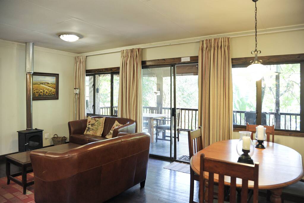 Living area of cabin
