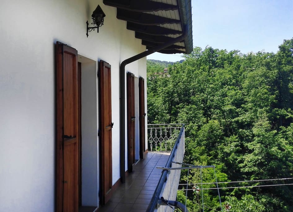 Il terrazzo delle Camere della Casa degli Dei
