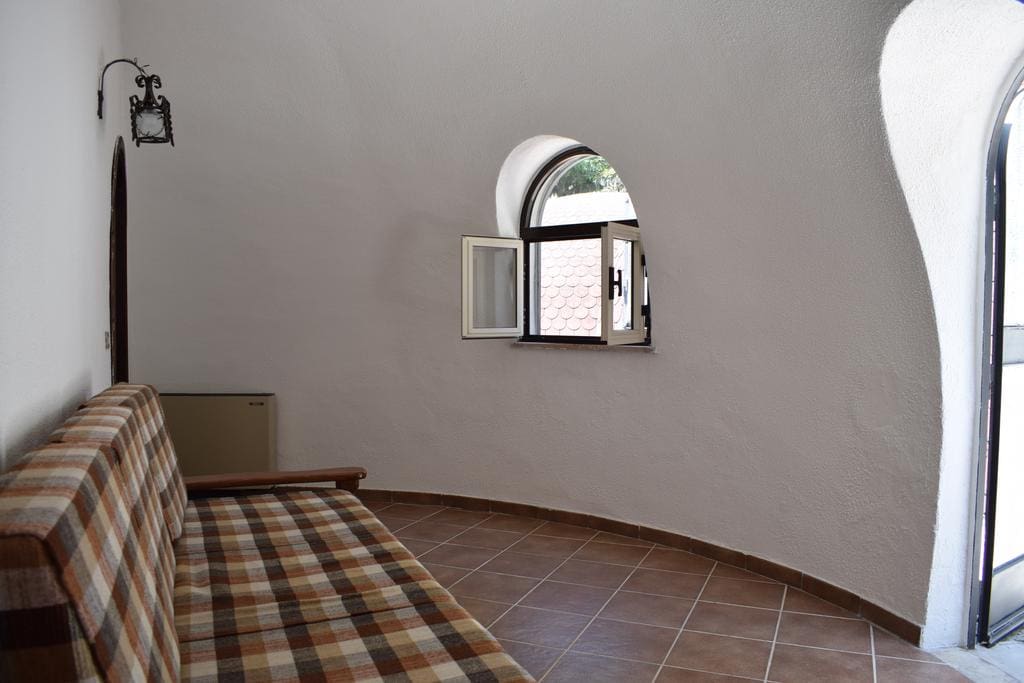 soggiorno con divano letto