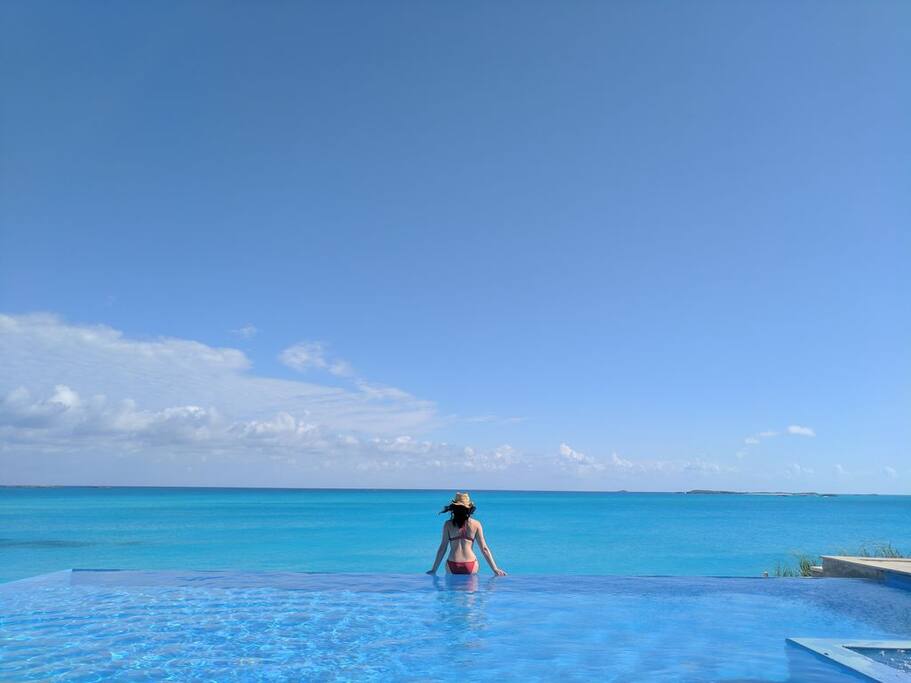 Beautiful infinity pool