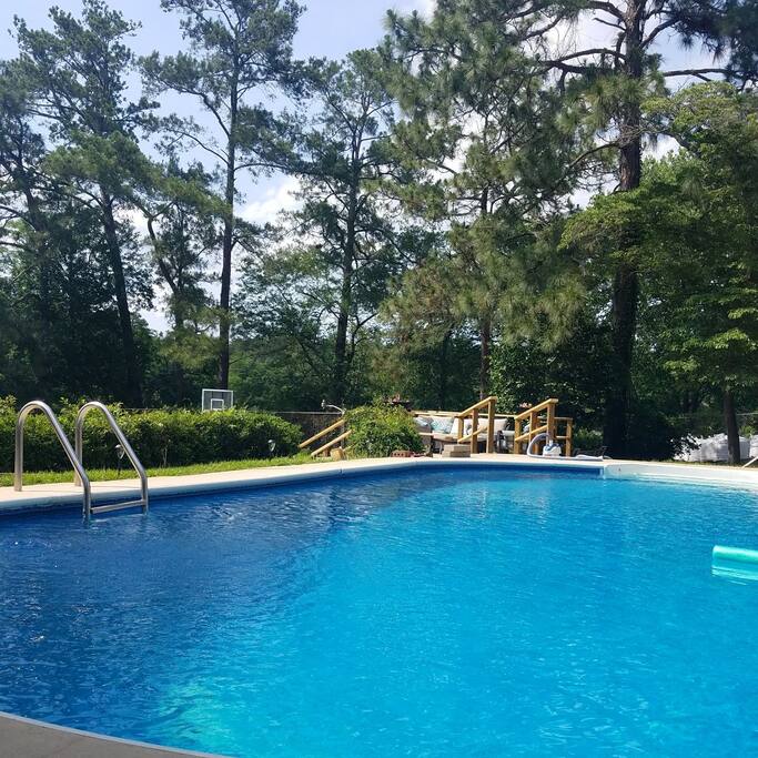 Poolside View