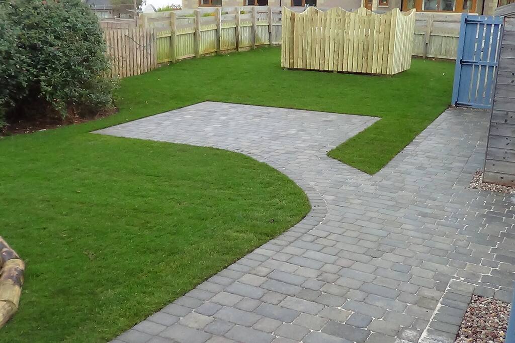 Enclosed back garden