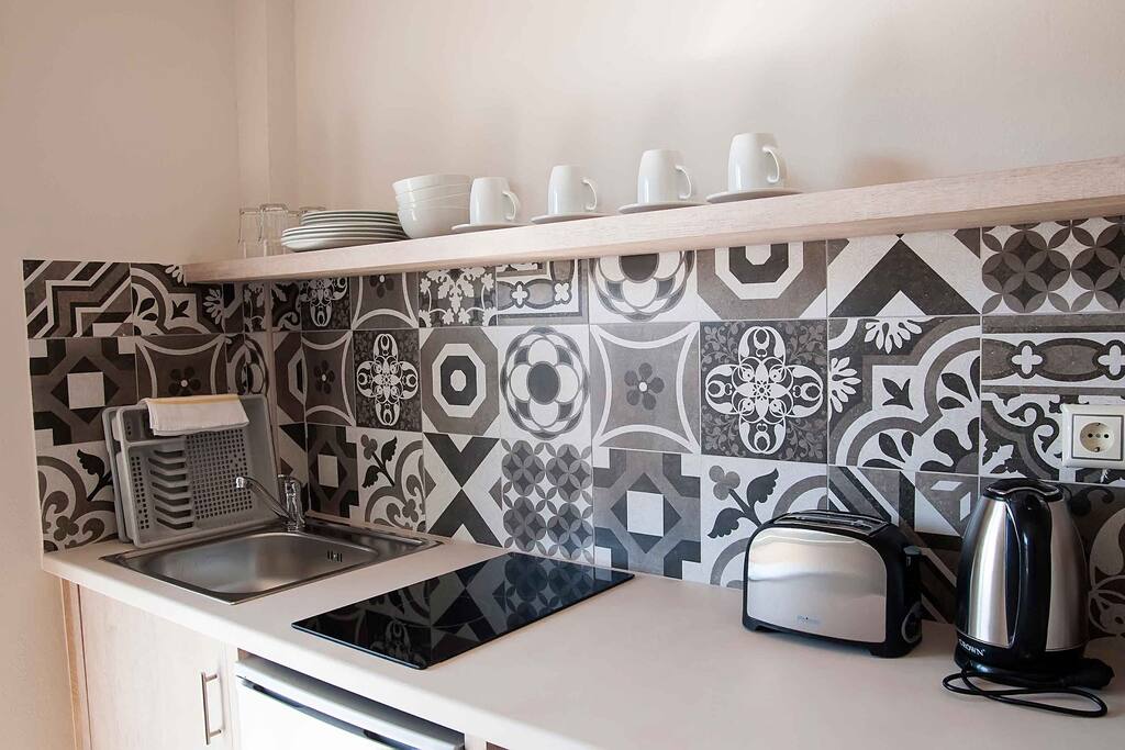 The kitchenette