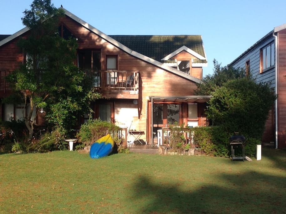 Front of unit, lake facing