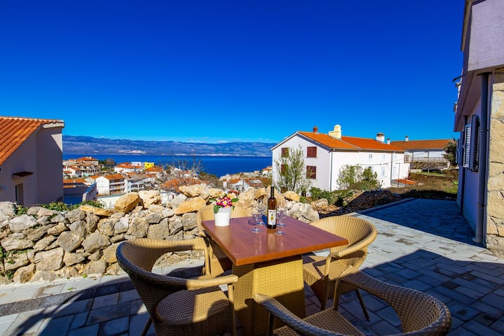 Vjeko 3 - Nice Apartment With Open Sea View - Vrbnik