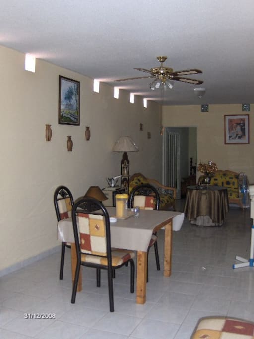Main hallway and dining area