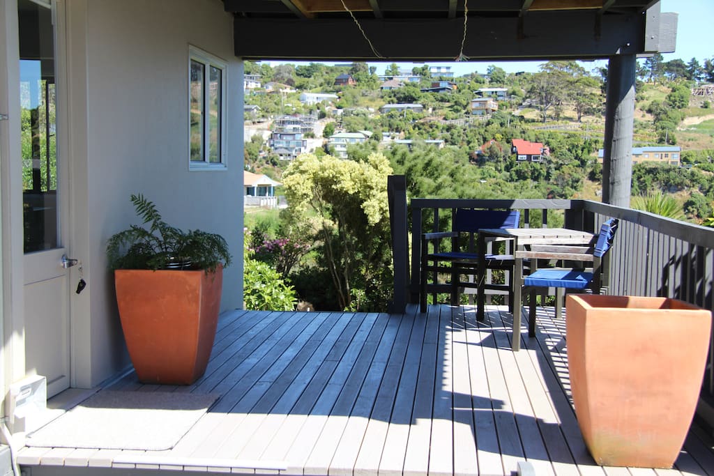 Garden studio entrance