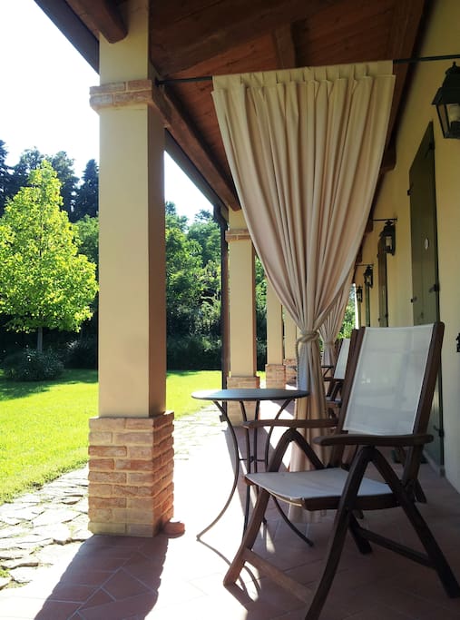 Patio privato.
Private patio.