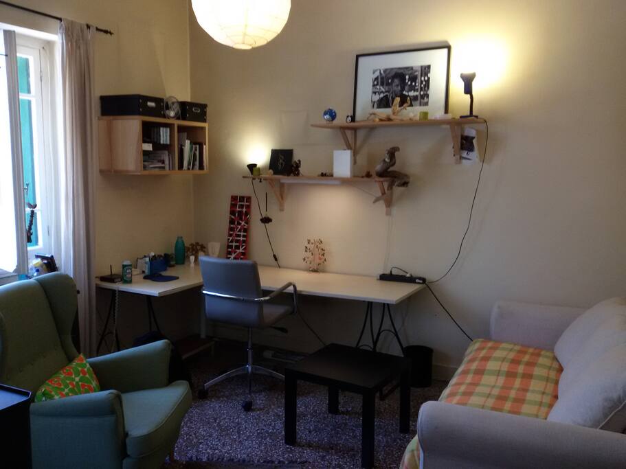 Office and sofa
