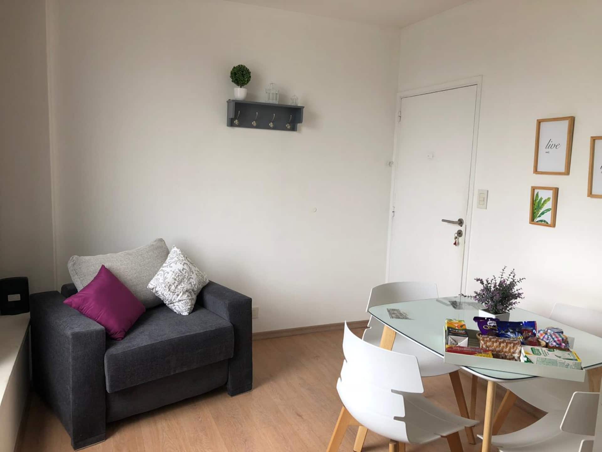 Recycled one-bedroom apartment in Retiro