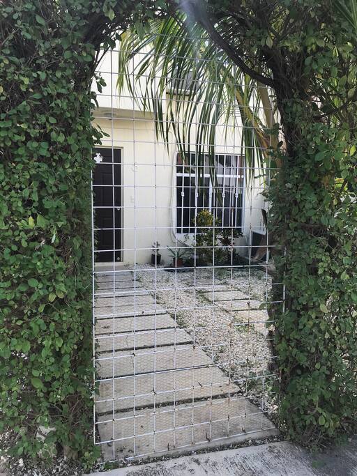 Entrada de la casa