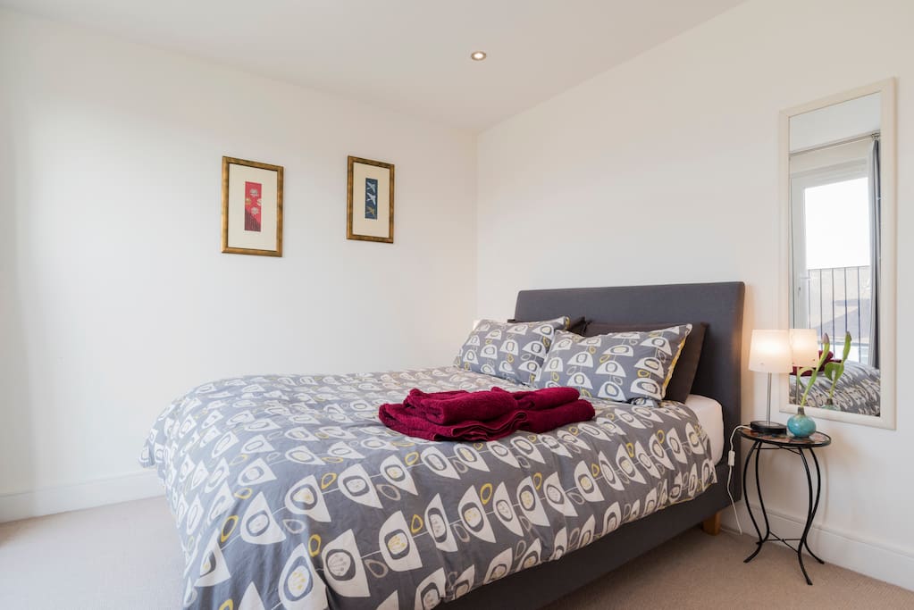Comfortable and quiet at the top of the house, with your own private bathroom, toiletries and towels provided