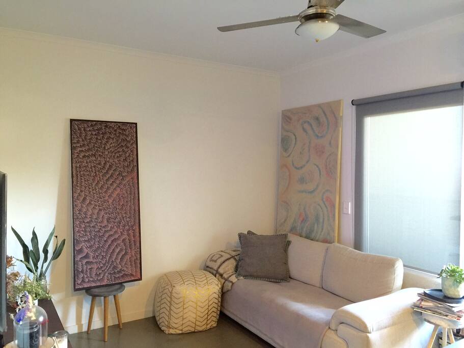 The living room is small but cosy and we have a TV upstairs too so you can have privacy when a good flick is on!