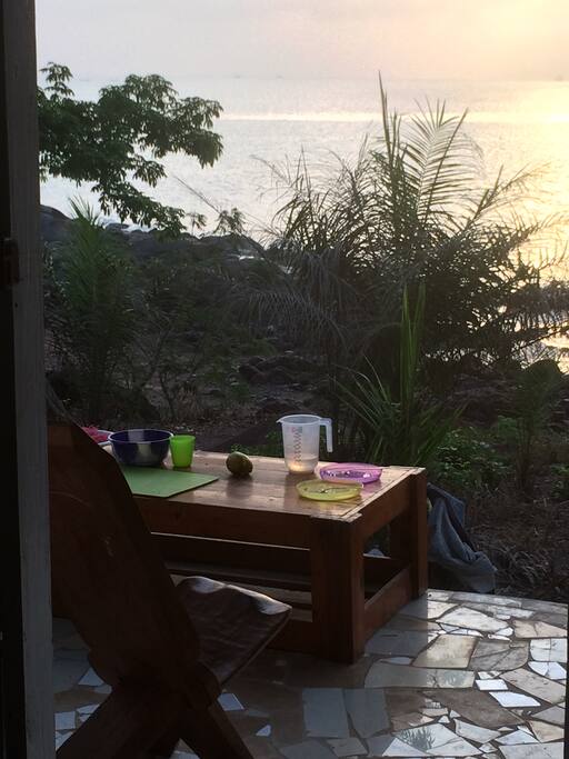 Sunset at "Jack&Lucy's"lodge