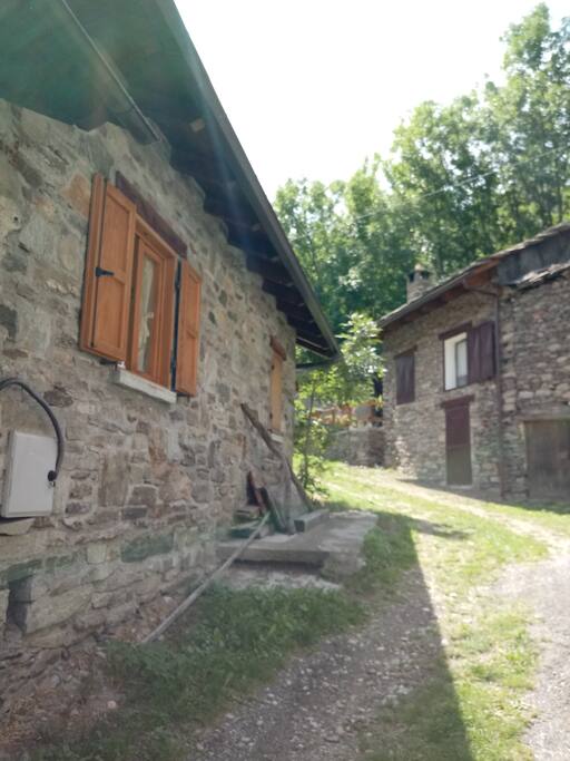 La strada di accesso