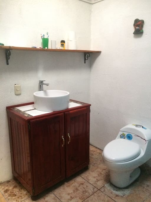Hot water